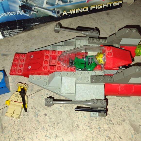 Like new Lego Star Wars, A Wing Fighter, retired, w original box & instructions - Picture 8 of 9